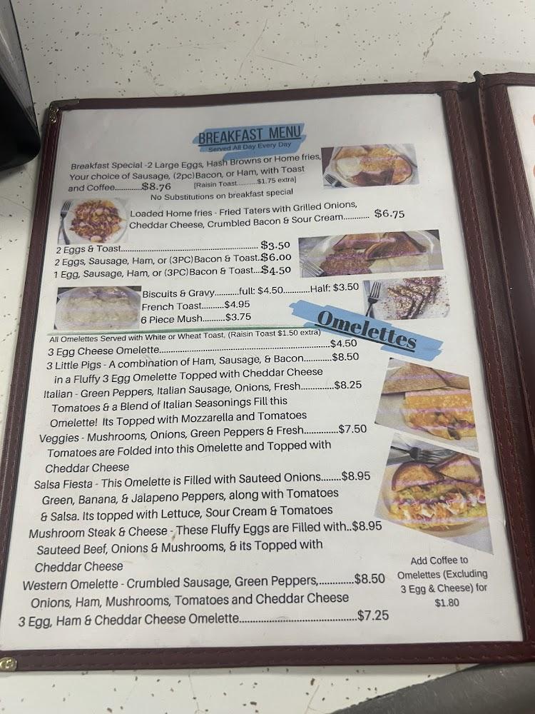 Coles Front Street Inn Restaurant Menu image 4